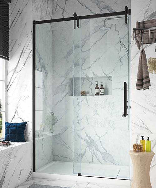 shower-glass-door style crafts aluminium and glass fixing